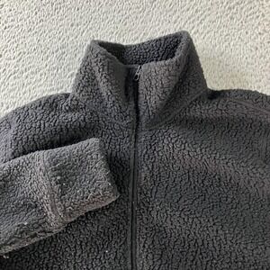 Champion x Todd Snyder Jacket Mens Large Charcoal Polartec‎ Sherpa Fleece Zip